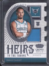 2023-24 Panini Crown Royale #HT-ABA Amari Bailey Heirs to the Throne