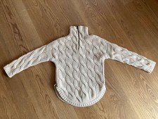 BRUNELLO CUCINELLI Pullover Kaschmir Wolle Seide Gr. S 36 beige sehr gut