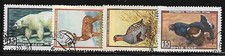 Russie URSS 1957 Yvert 1903C/05 oblitérés Faune (AW51)