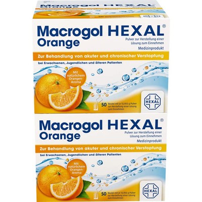 Macrogol Hexal Orange Plv.z.her.e.lsg.z.einn.btl. 100St - PZN 11553736