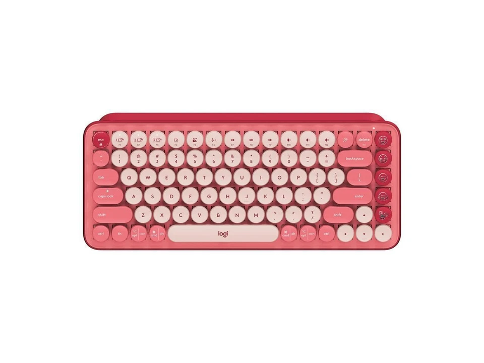 Logitech POP Mechanical Wireless Keyboard - Customizable Emoji Keys, Durable - Image 3 of 4