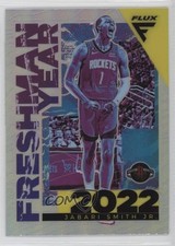 2022-23 Panini Flux Freshman Year Silver Prizm Jabari Smith Jr #1 fm0