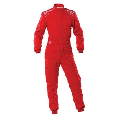 Combinaison de rallye de course OMP Racing SPORT (approuvée FIA) rouge ...