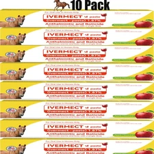 10 Pack In Box Paste Horse Dewormer Apple Flavor wormer US