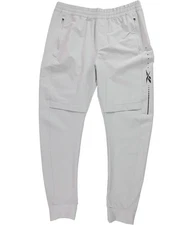 Reebok Mens Training Supply Performance Athletic Track Pants, Grey, Medium