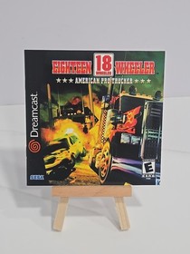 18-Wheeler: American Pro Trucker Sega Dreamcast CIB + Manual & Reg Card PRISTINE