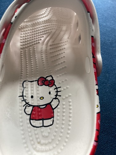 Sanrio Hello Kitty Classic Slip On Crocs Shoes Women’s Size 6 NWOT - Picture 5 of 11