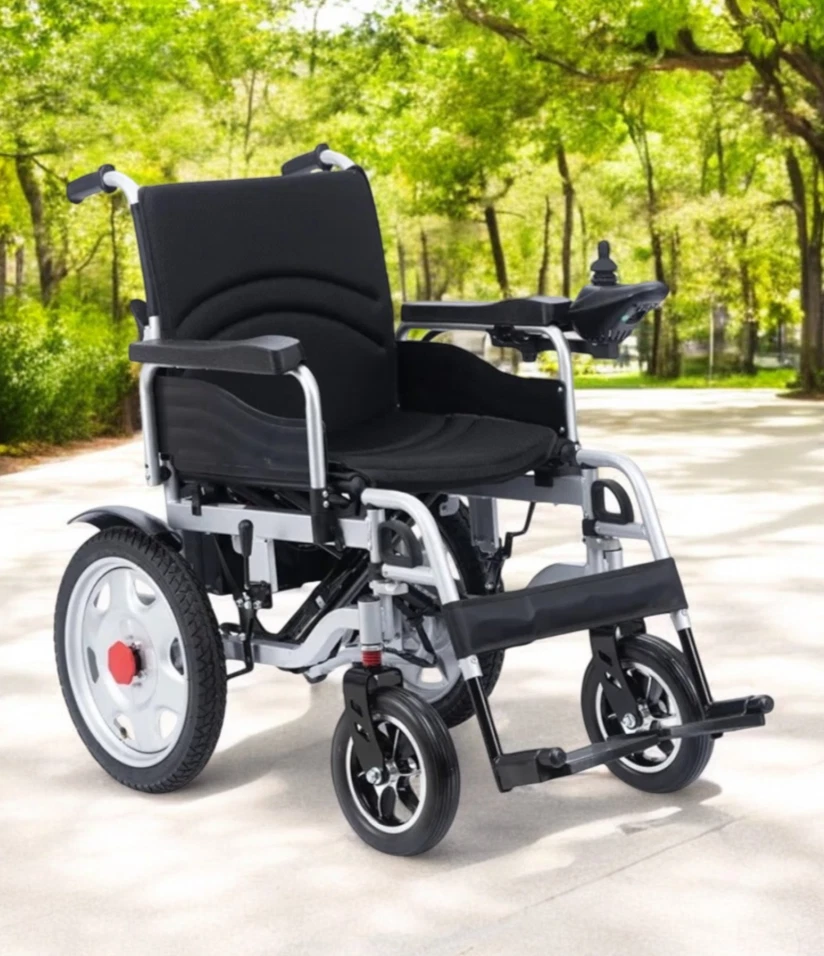 Leichter Faltbarer Elektrischer Rollstuhl , 12Ah Batt, 2*250W Sitzbreite 56 cm - Bild 2 von 4