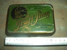 Alte Dose , Blechdose , Tabakdose , Otto Janssen Goch , Trumpf-Shag , 50 gr.