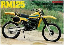 SUZUKI Brochure RM125 T 1980 Sales Catalog Catalogue REPRO RM125T