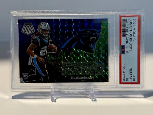 2024 Panini Mosaic Capital Gains Blue Jonathon Brooks /99
