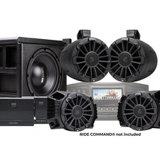 Mb Quart Mbqrg-stg5-rc-1 Speakers+amps+sub For 2018+ Polaris Ranger Ride Command
