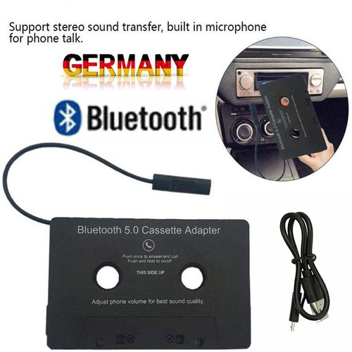 Auto Audio Bluetooth 5.0 Kassette Adapter auf AUX-Empfänger Kassette USB Auflade - Bild 3 von 14