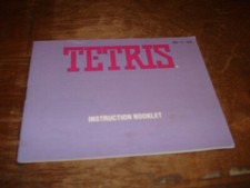 Tetris Manual Only NES Nintendo