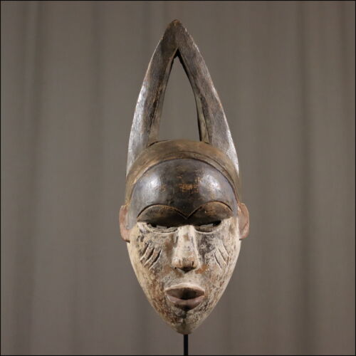 80522) Maske Vuvi Gabun Afrika Africa Afrique mask masque ART KUNST - Picture 1 of 1