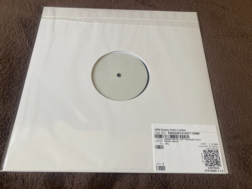 Barry White VINYL LP TEST PRESSING REISSUE PROMO Let The Music Play - Picture 2 of 2