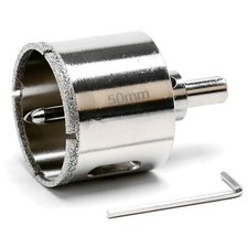 2 inch Diamond Hole Saw 50mm Ceramic Tile Drill Bit Center Pilot for Stone Glass