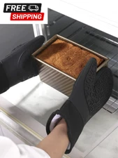 1pc Thickened Silicone Oven Mitt,Daily Solid Washable Insulated Glove For Baking