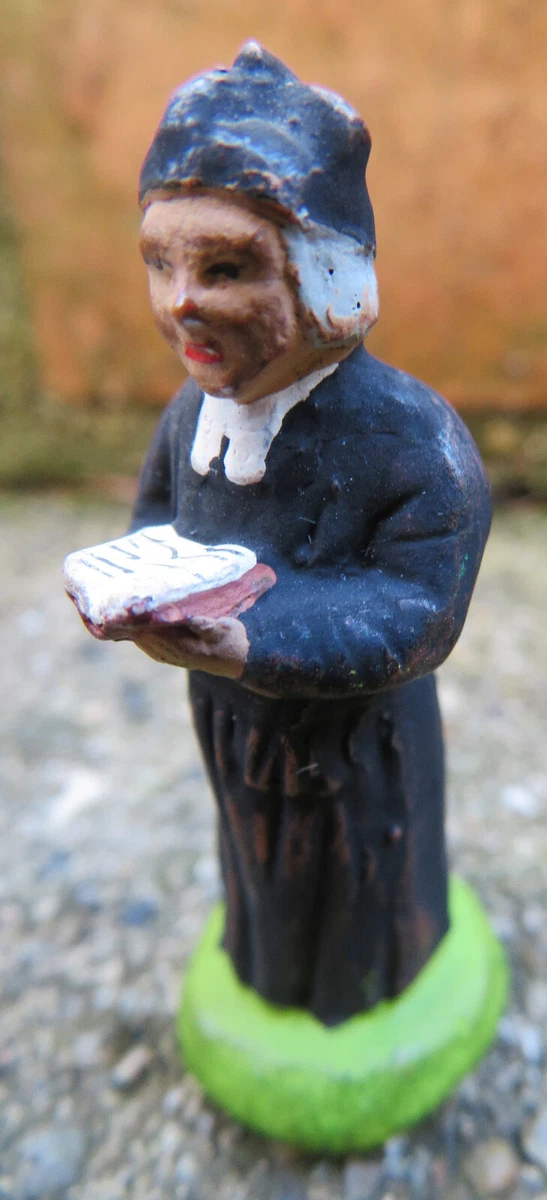 ANCIEN SANTON CHANET FEMME PRIANT H = 6 CM NOEL CRECHE