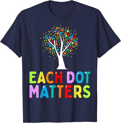 Dot Day Each Dot Matters Unity Tree Polka  Unisex T-Shirt