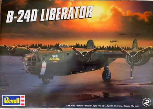 Revell RMX5625 1:48 B-24D Liberator Military Airplane