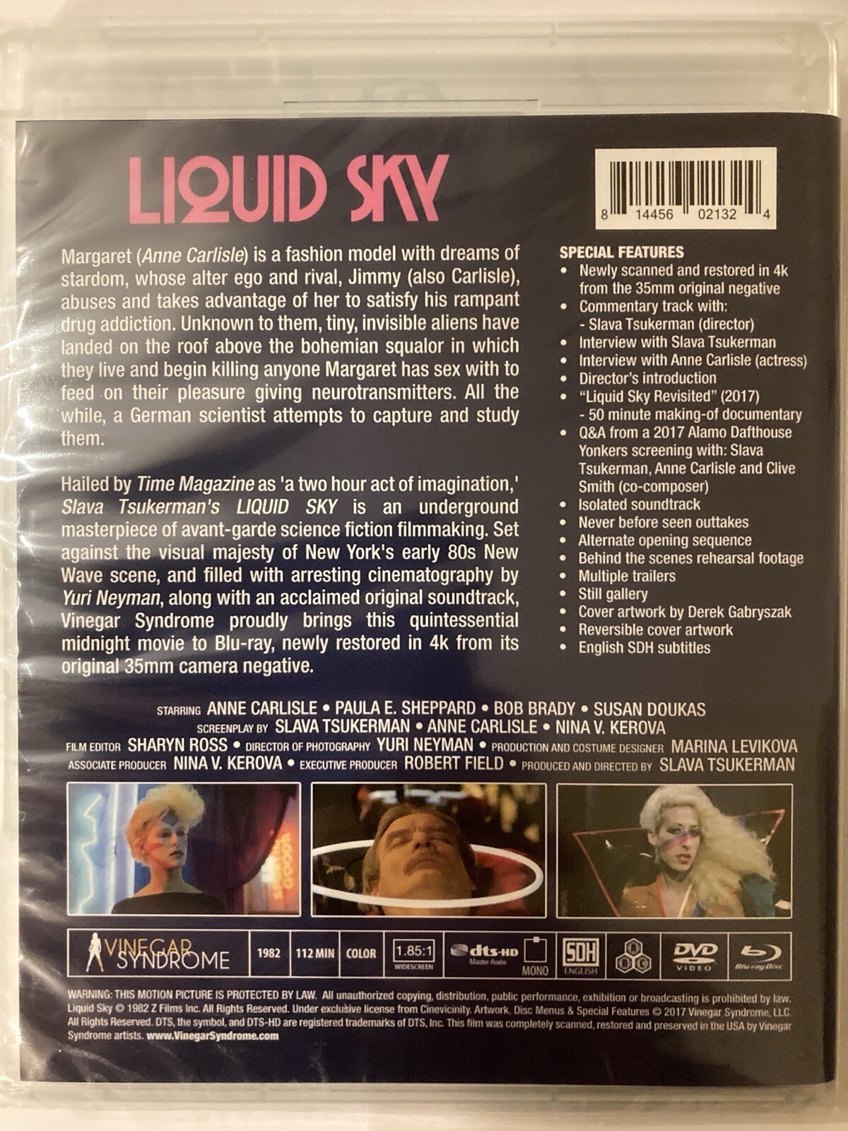 Liquid Sky Vinegar Syndrome Bluray/DVD Combo Region Free eBay