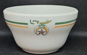 1925  SYRACUSE CHINA SHRINER'S ZA-GA-ZIG CUSTARD BOWL O.P.CO. 9-F