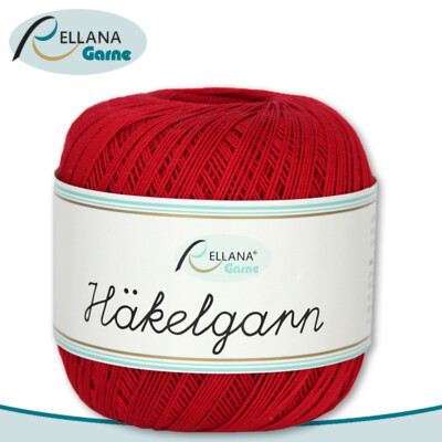 Rellana 50 g Häkelgarn | 03 | 100% Baumwolle mercerisiert und gasiert Amigurumi