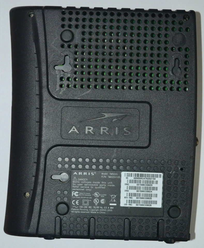 Arris TM02DH105 TM502G Telephony Modem With Battery. With Power Cord - Image 3 of 4