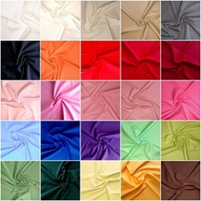 Light Weight 100% Cotton Poplin Fabric - Great Quality Solid Material 120 GSM