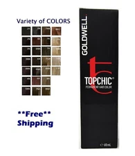 Goldwell Topchic Permanent Hair Color Tube 2oz/ 60ml  -Choose your Shade- NIB