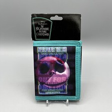 Disney's The Nightmare Before Christmas Trifold Wallet Bioworld Jack Skellington