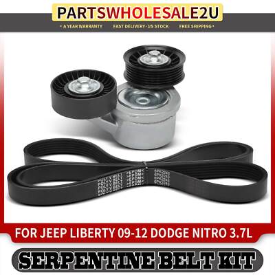 Serpentine Belt Fits 2001-2010 Chrysler 2001-2010 Dodge 2007-2011 Jeep
