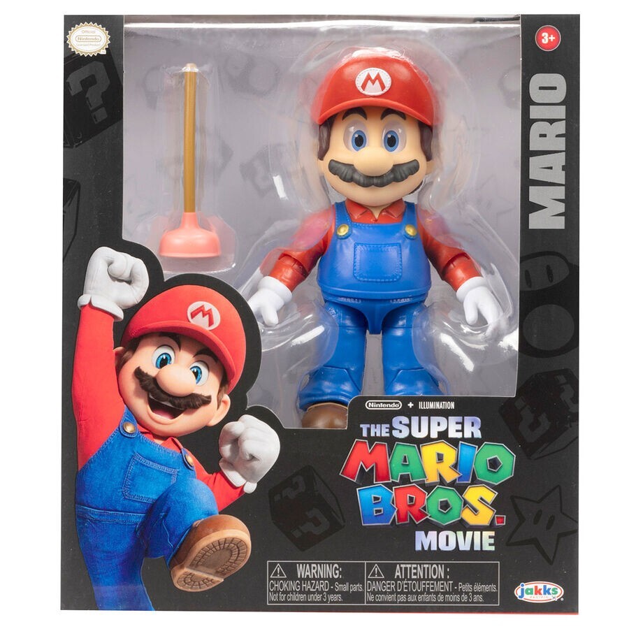 Figurine Mario Bros 13 cm statuette articulée Super Mario Bros le film pour enfant