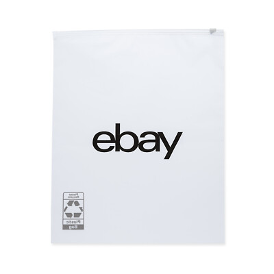 10'' x 12.5'' Frosted Zipper Clothing Bag