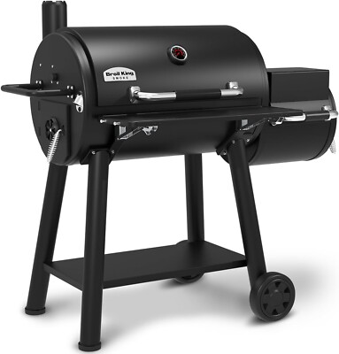 Broil King - Regal Charcoal Offset 500 - 958050 - 955 SQ Inches of Cooking Area