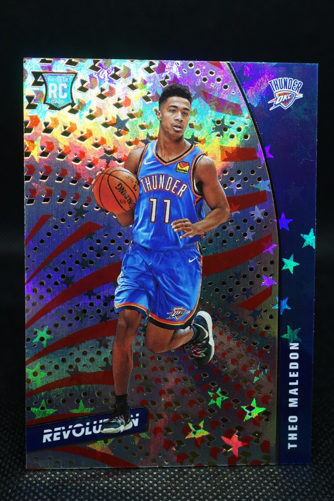 2020-21 NBA Panini Revolution Rookie Astro Theo Maledon #149 Rookie RC OKC