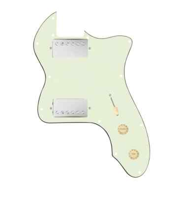 920D Custom 72 Thinline Tele Loaded Pickguard Mint Green - Smoothie Humbuckers