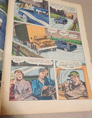 Dell Comic Book Lassie Timmy TV Show Jon Provost Cover as Fireman #53 June 1961 - Picture 13 of 15