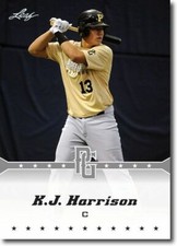 10-Count Lot K.J. HARRISON 2013 Leaf Perfect Game Rookie Silver RCs