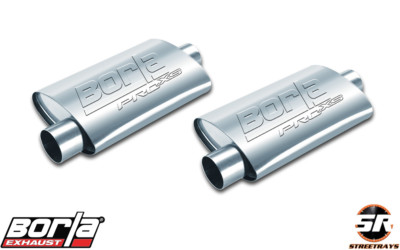 Borla Turbo XL 40664 Universal-Schalldämpfer Mit Zentrum/Offset