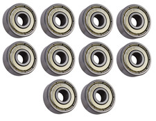 10 Each R4A-ZZ Shielded Radial Ball Bearing 1/4 ID X 3/4 OD X 9/32 Wide SpinCo
