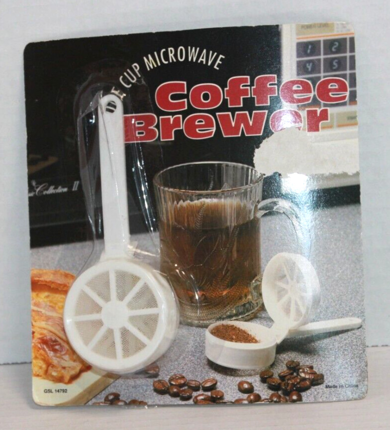 1 Cup Microwave Coffee Brewer NIP