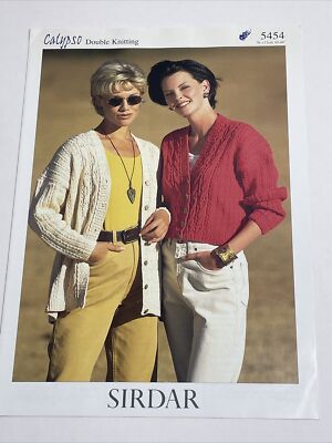 Sirdar Calypso Double Knitting Sweater Knitting Pattern 5454