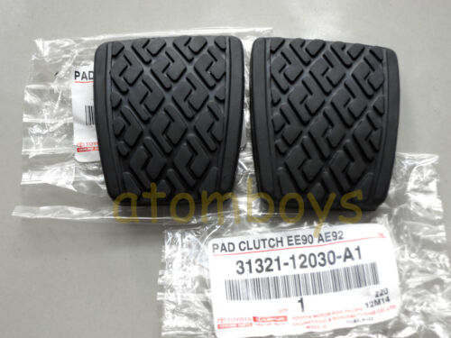 TOYOTA AE86 AE92 EE90 MR2 TERSEL SPRINTER TRUENO LEVIN clutch brake Pedal Pad  - Picture 1 of 1
