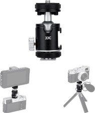 1/4 -20 Mini Ball Head 360 Adapter Holder Cold Shoe Mount for Camera Tripod