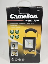 Rechargeable Portable Work Light with Kick Stand 10W LED Camelion 800 Lumens