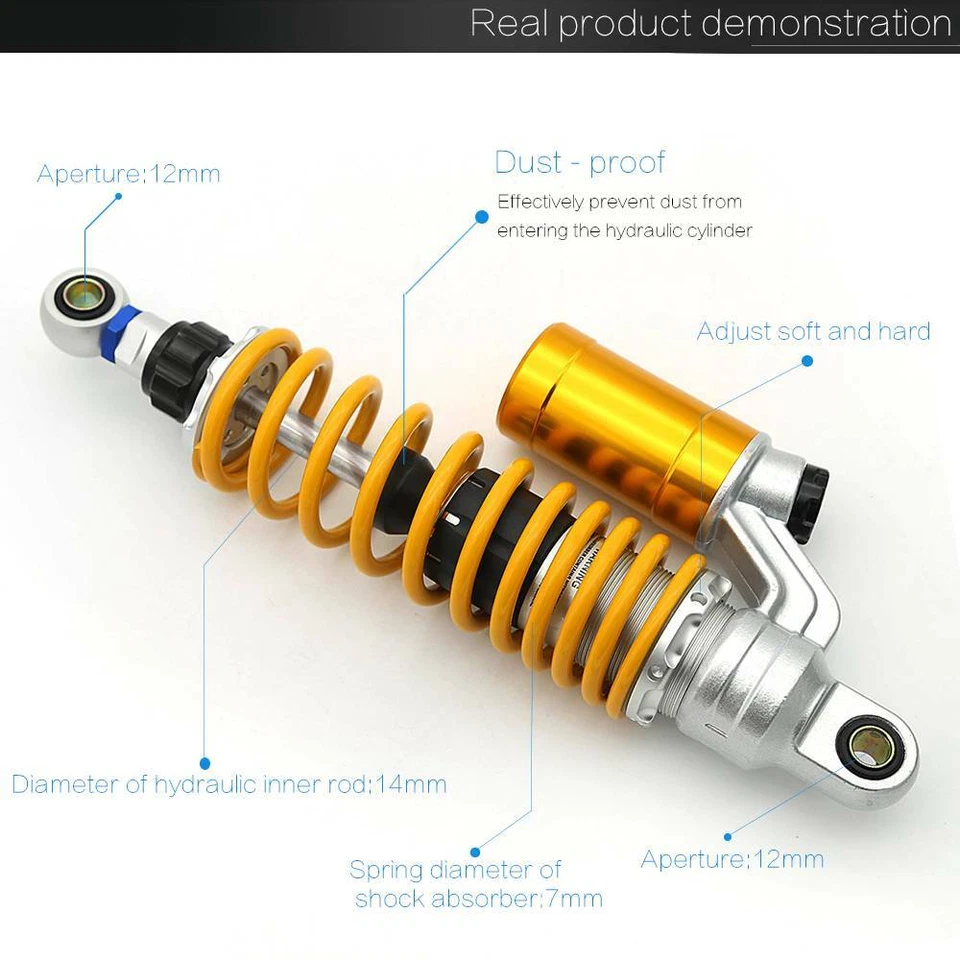 320mm Rear Shocks Absorber Cushion Suspension For Monkey Bike Z125 2018-2024 23 - Image 3 of 4