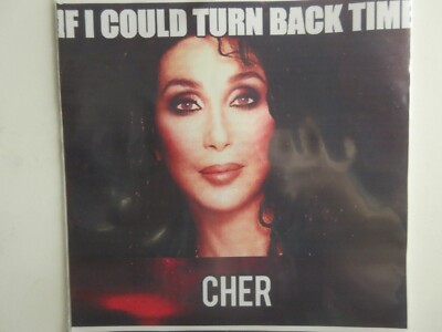 💥 ' CHER ' HIT 45 + PICTURE [IF I COULD TURN BACK TIME] 1989
