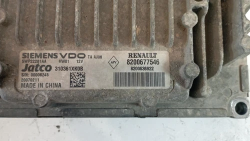 8200677546 Sterownik silnika do RENAULT SCENIC II (JM) Exception 2009 1095817 - Zdjęcie 2 z 4